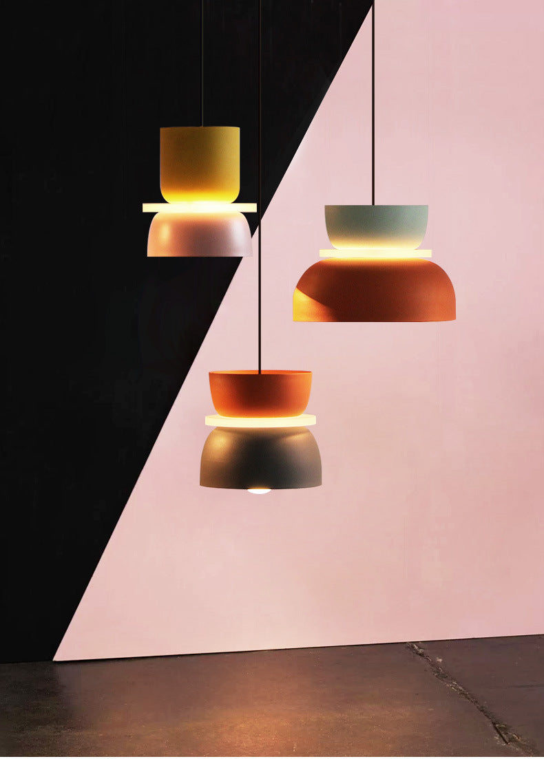 Modern Colorful LED Pendant Lights Minimalist Stylish Scandinavian Lighting For Living Room Dining Room Bedroom Lights For Kitchen Home Office Interior Decor