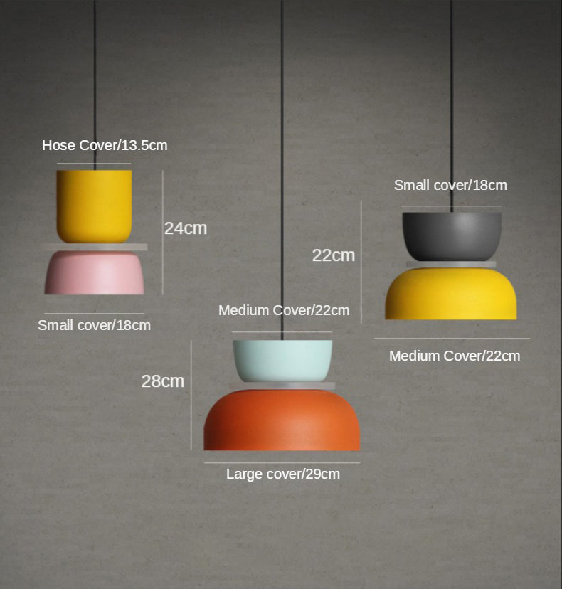 Modern Colorful LED Pendant Lights Minimalist Stylish Scandinavian Lighting For Living Room Dining Room Bedroom Lights For Kitchen Home Office Interior Decor