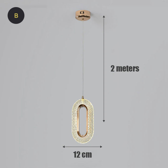 Nordic LED Pendant Lights Indoor Lighting Hanging Lamp For Home Dining Tables Living Room Stairs Modern Luxurious Decoration