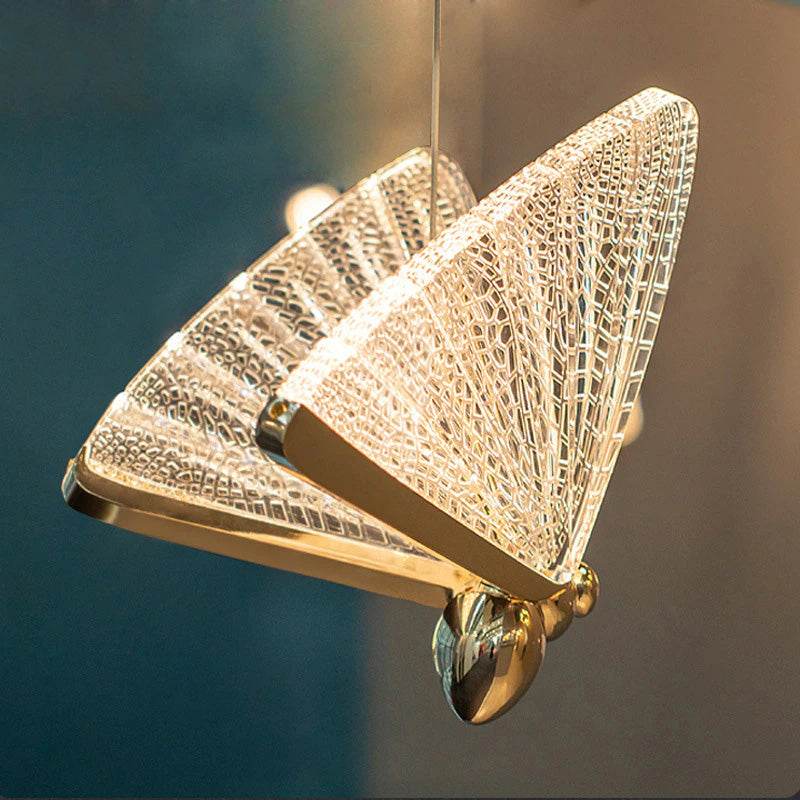 NEW For 2022 Butterfly Lighting LED Pendant Lamps Chic Stylish Elegant Hanging Lamps For Staircase Living Room Dining Room Trending Home Interiors