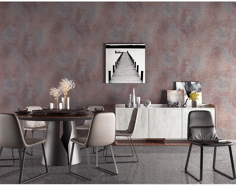 Plain Gray Concrete Vinyl Wallpaper Retro Urban Modern Wall Covering For Shop Cafe Living Room Loft Bar Office Concrete Effect Wallpaper For Contemporary Home Decor