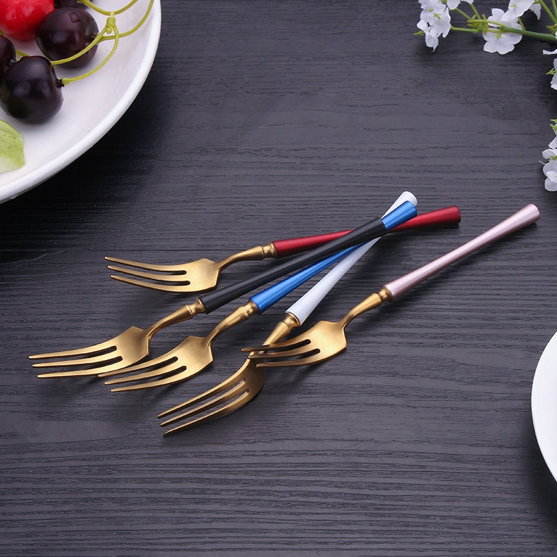 Premium Gold Cutlery Set High Quality Stainless Steel Knife Fork Spoon Sets For Dinner Table Gift Wedding Party Modern Luxury Dinnerware Essentials