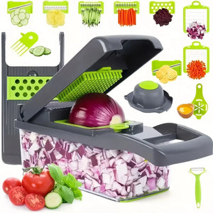 14/16 in 1 Multifunctional Vegetable Chopper: Your Ultimate Kitchen Companion - House.Boutique
