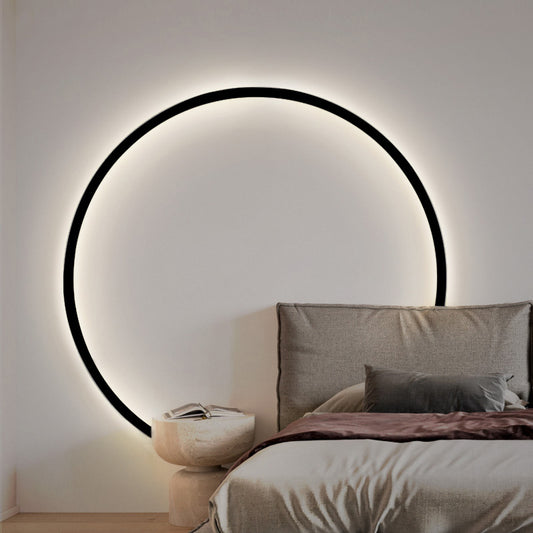 Simple Circle Ring Of Light LED Wall Light Modern Interior Lighting For Sofa Background Decoration Living Room Bedroom Light Decor