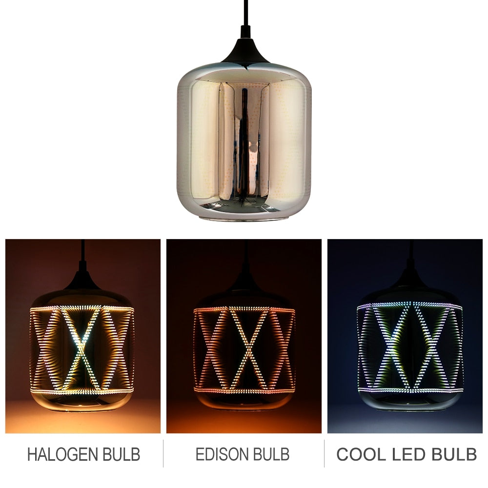 Starry Night Pendant Lights Colorful Creative Glass Lampshade Hanging Lights With Creative Color Effect Modern Home Lighting Solution For Home Restaurant Bar etc