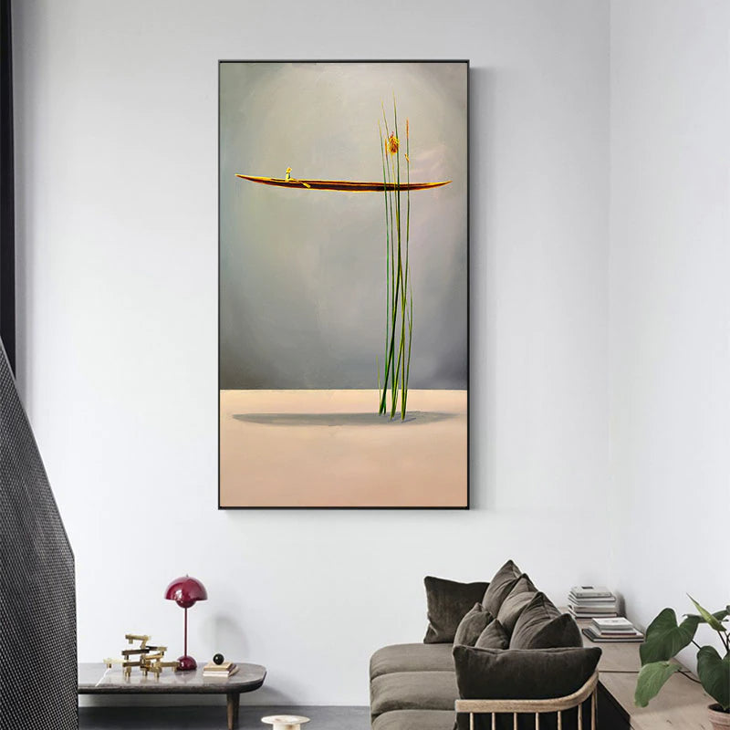 Surreal Abstract Minimalist Landscape Wall Art Fine Art Canvas Prints Modern Pictures For Hallway Living Room Dining Room Auspicious Home Office Interior Decor