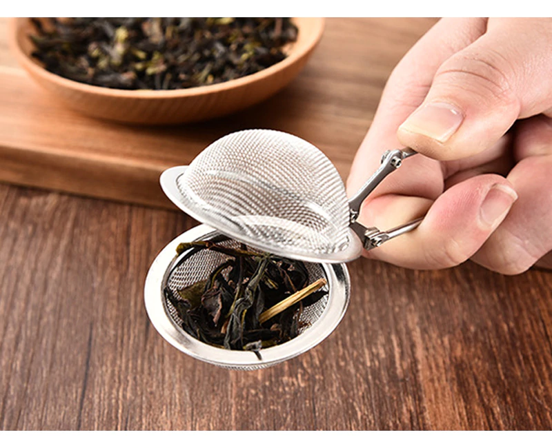 Tea Lovers Fancy Tea Strainer Stainless Steel Mesh Tea Infuser Tea Bag Filter Loose Leaf Tea Bag Strainer Connoisseurs Teaware Accessories