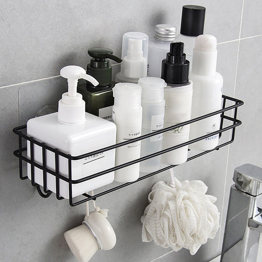 Minimalist Metal Wire Rack Bathroom Shelf For Shampoo Cosmetics Metal Shelving Corner Shelf For Bath Room Washroom Shower Room Kitchen Shelving