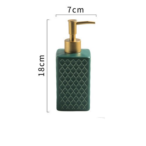 Trending Colors Ceramic Soap Dispenser For Liquid Soap Shampoo Hand Lotion Set Creative Design Modern Minimalist Bathroom Washroom Accessories