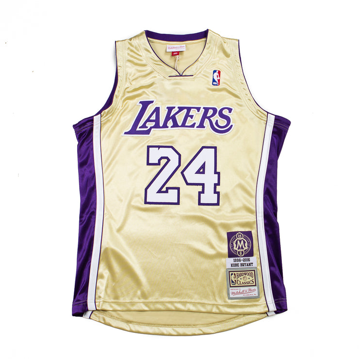 kobe bryant gold jersey