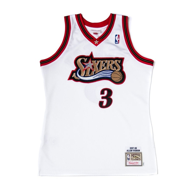 authentic allen iverson 76ers jersey