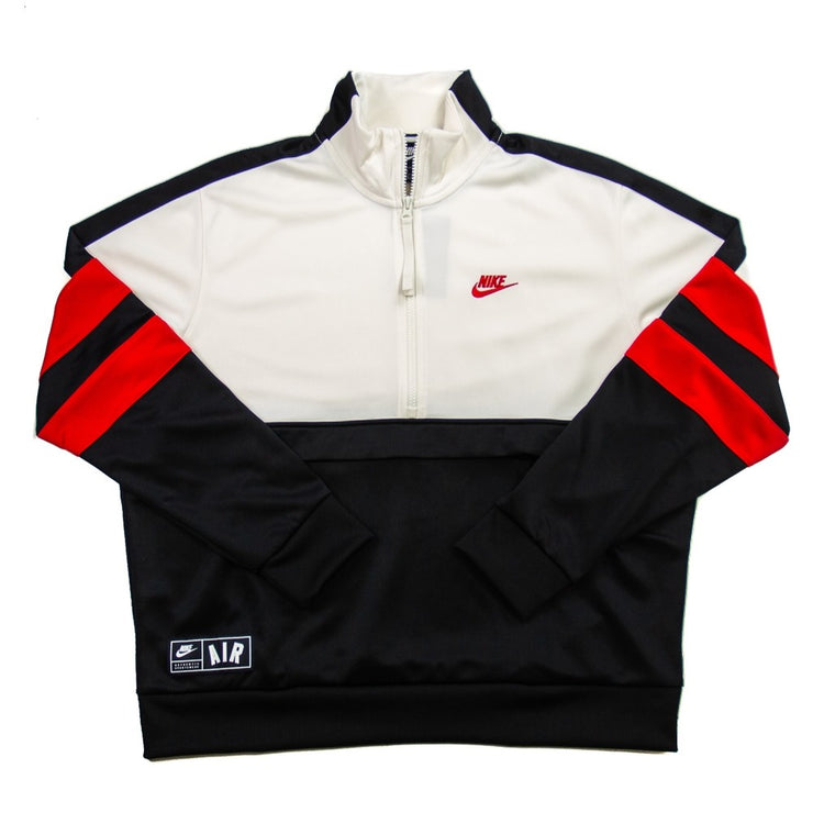 nike black red jacket