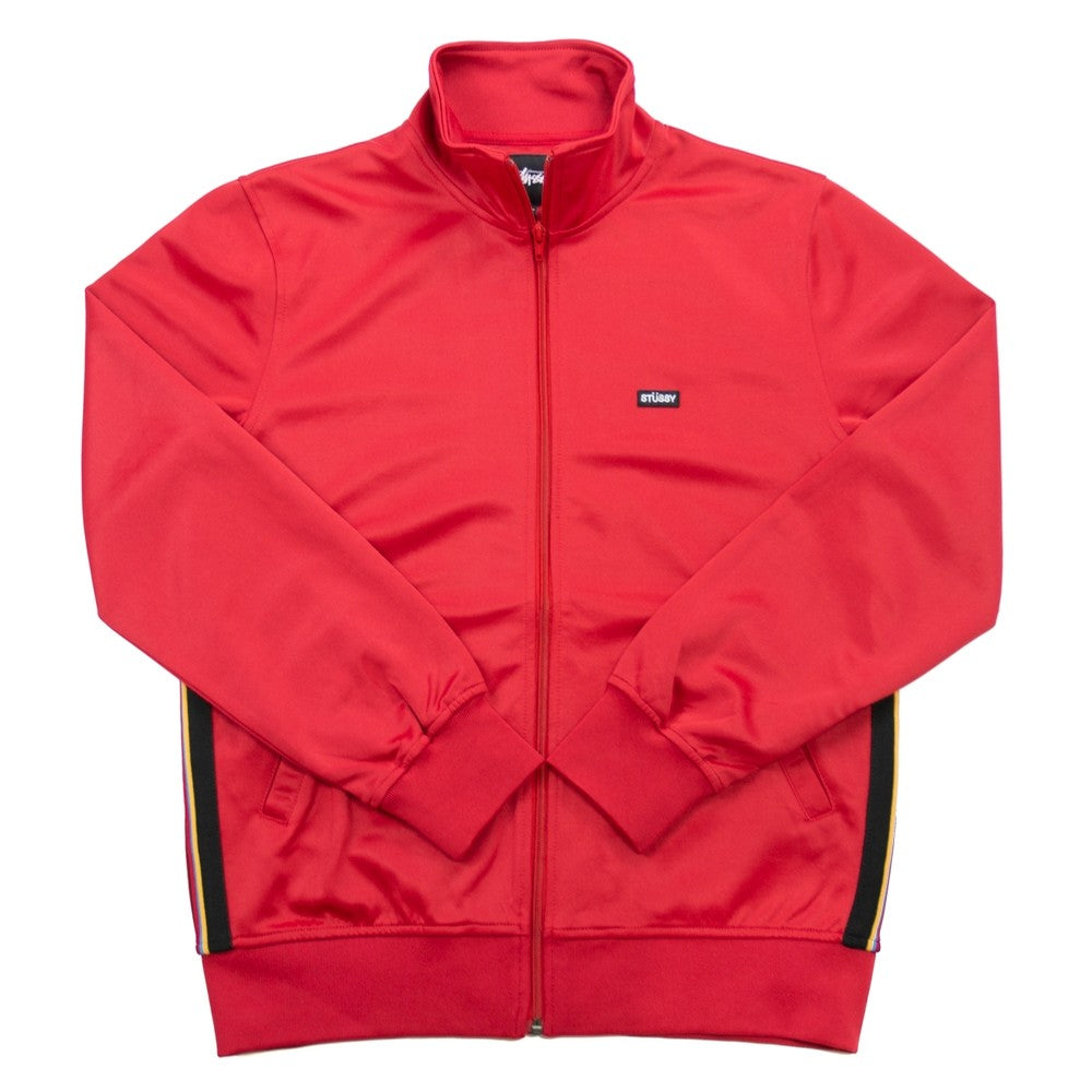 Textured Rib Track Jacket (Red) – Corporate