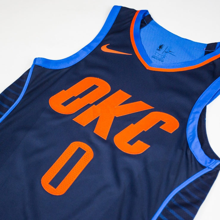 OKC Authentic Alternate Jersey (Russell 