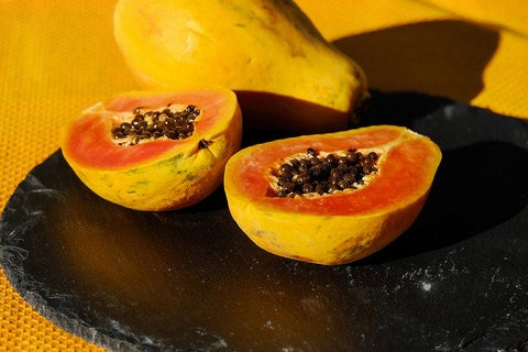 Papaya fruit French cosmetic