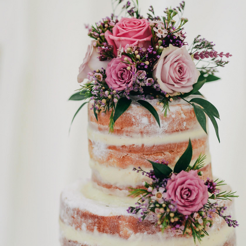 Pinkish Flower Cake - Kreatif By Design