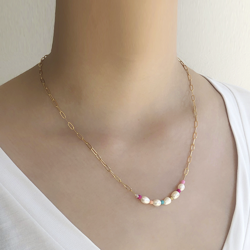 Collar Color Pearls
