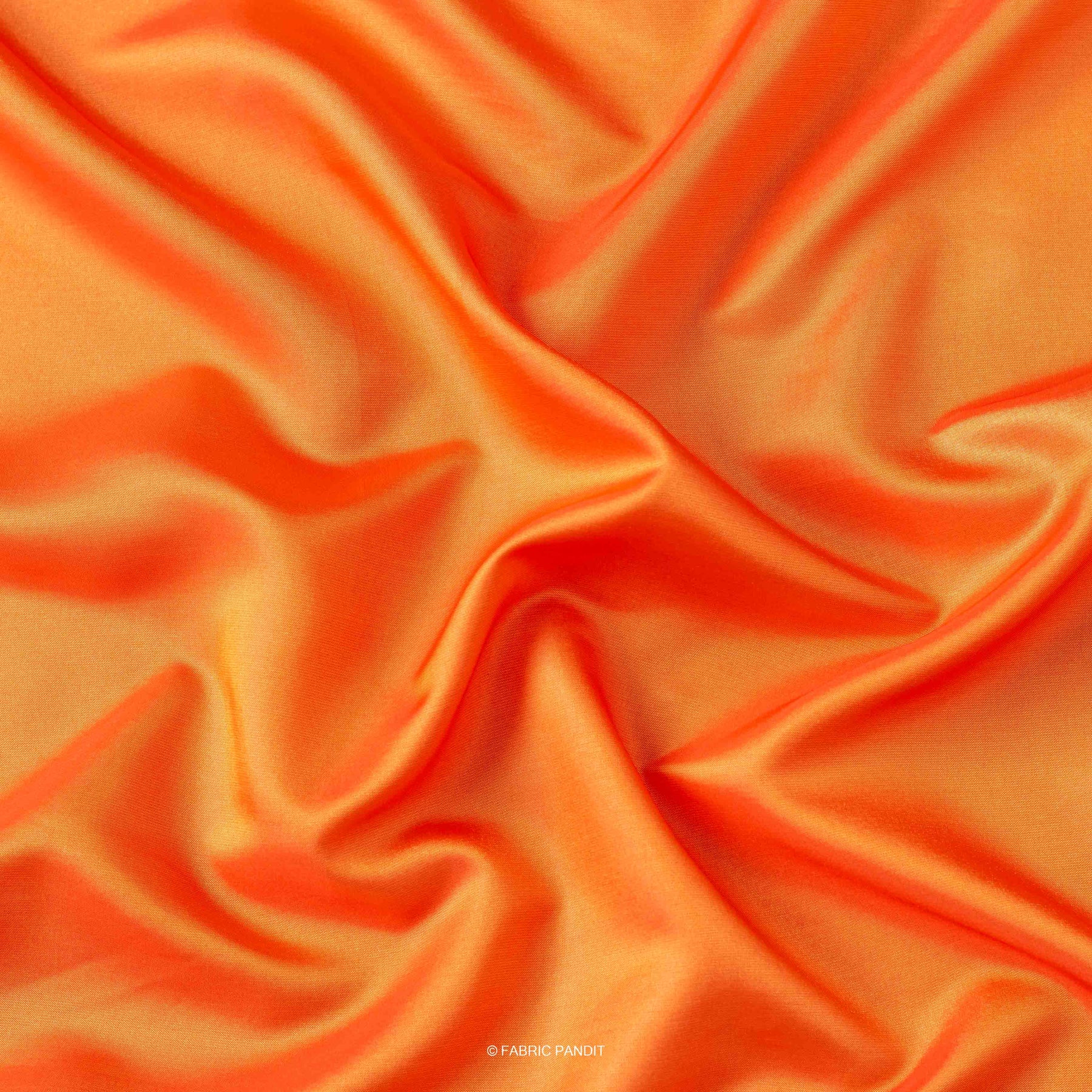 Golden Orange Plain Premium Dual Tone Paper Silk Fabric (Width 44 Inch –  Fabric Pandit