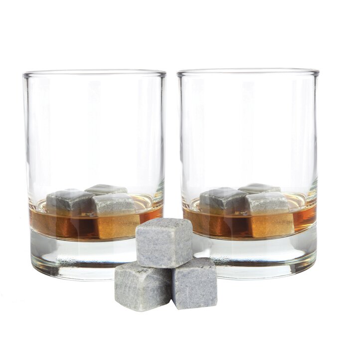 THE ROCKS Whiskey Glass and Ice set, The Dale design – The Elan