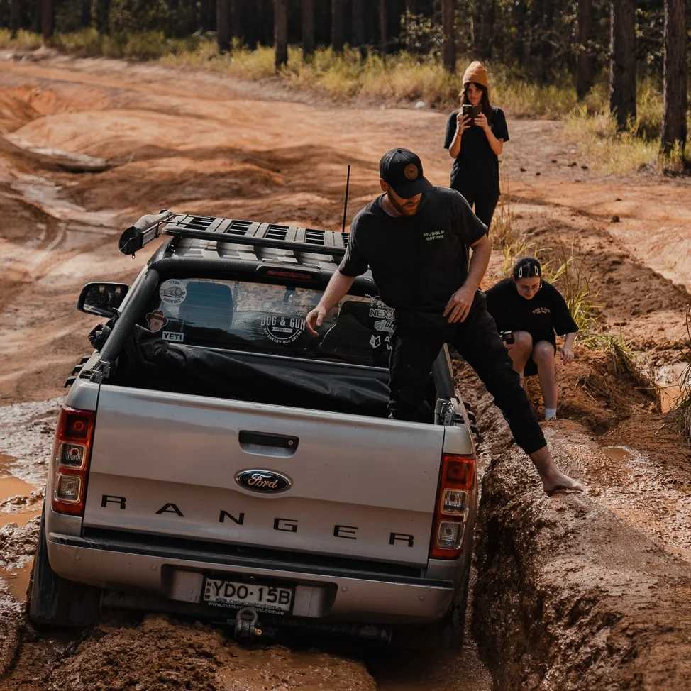 Team bogged at Glasshouse mountains
