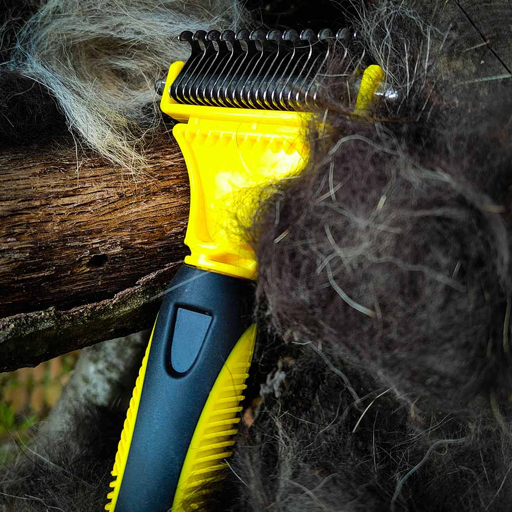 Double Sided German Shepherd dog grooming brush - GSD Colony