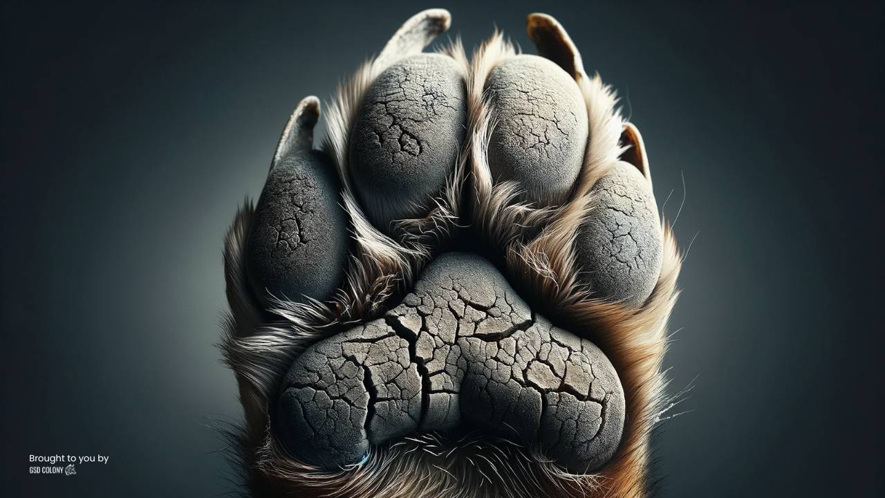 German Shepherd paw problems 3