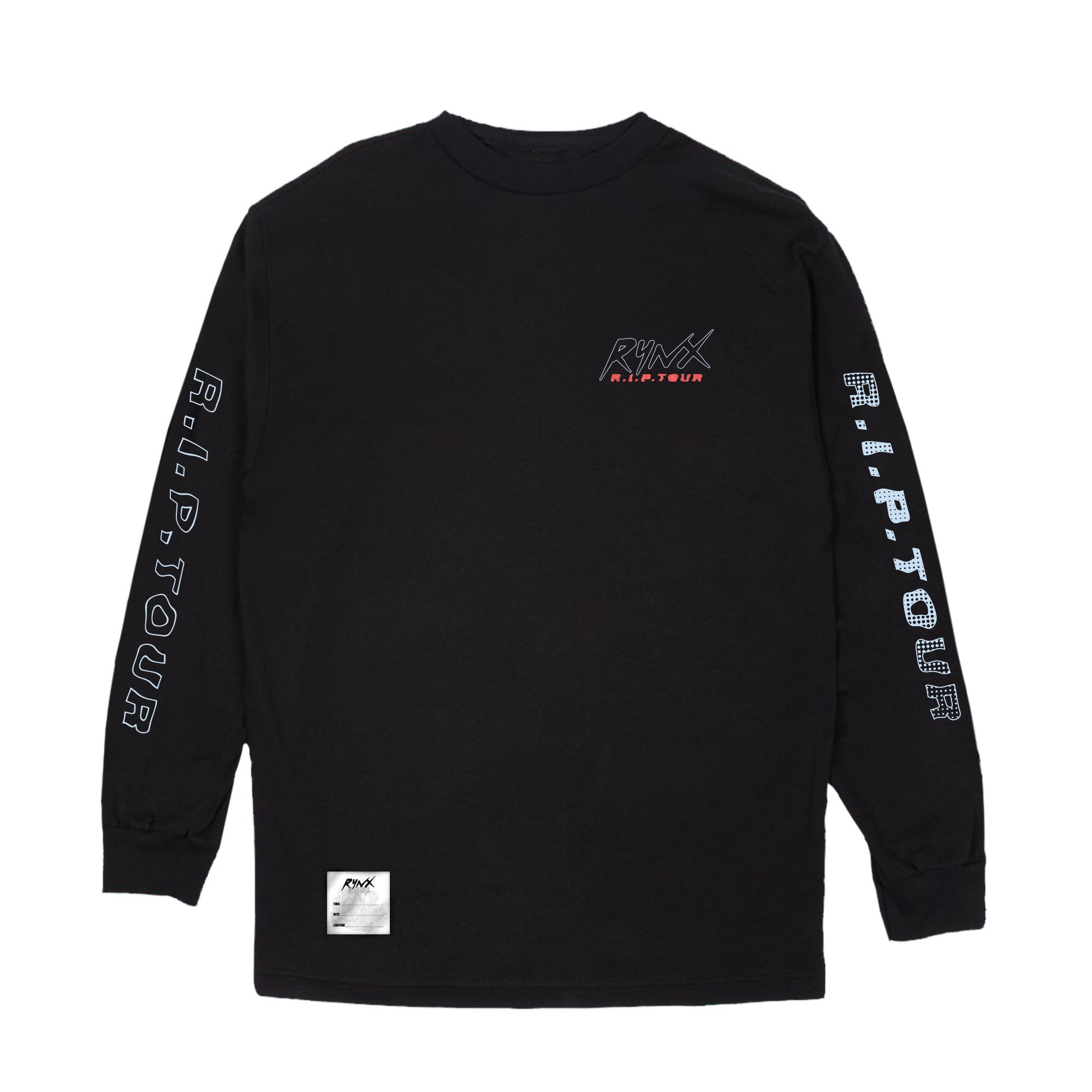 RYNX® | SKULL LONG-SLEEVE TEE (BLACK) – RYNX OFFICIAL MERCH