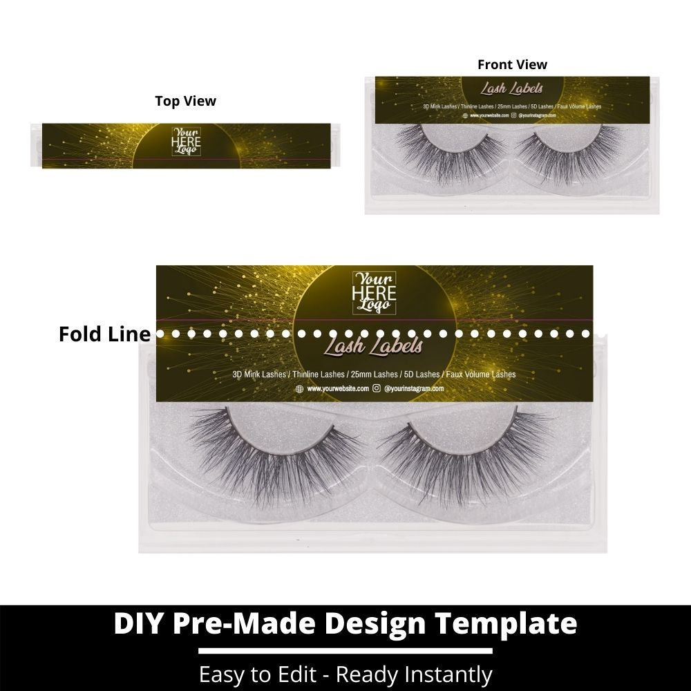 Lash Label Template 78 (Design Your Lash Label) - Private ...