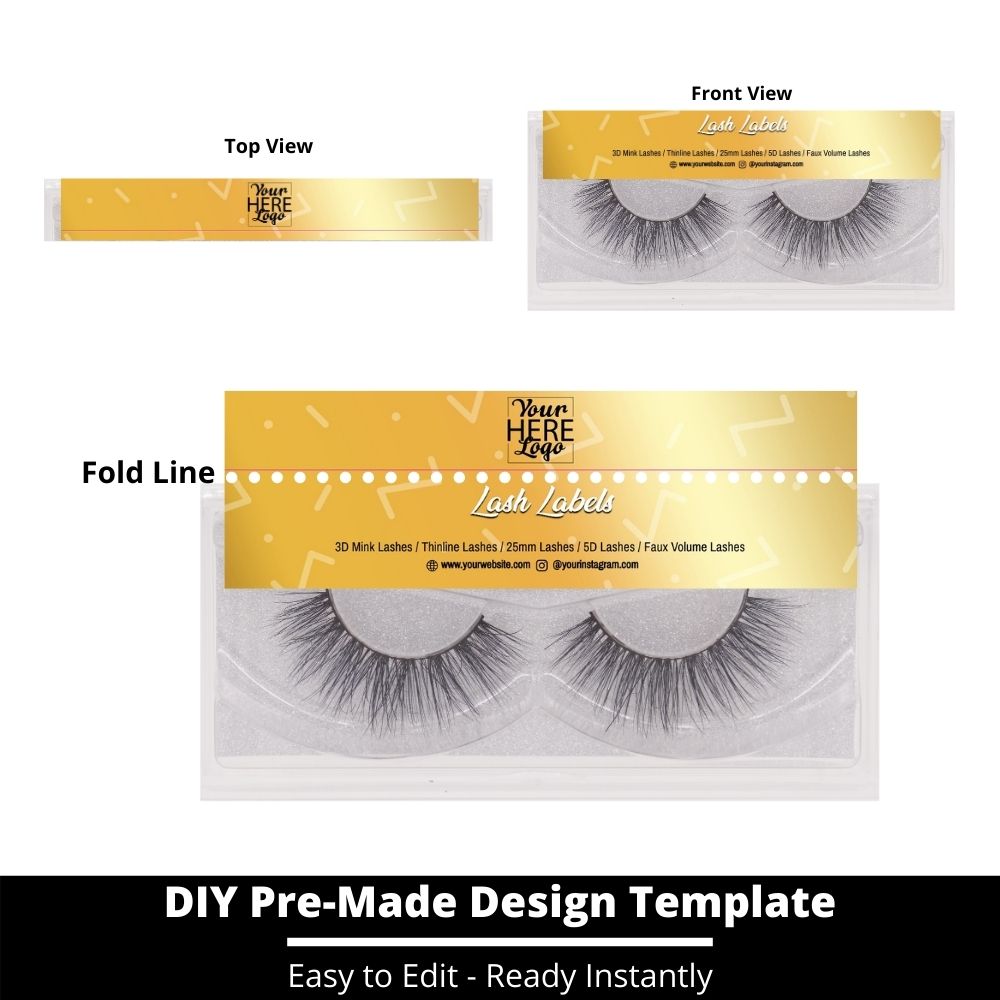 Download Lash Label Template 214 (Design Your Lash Label) - Private ...