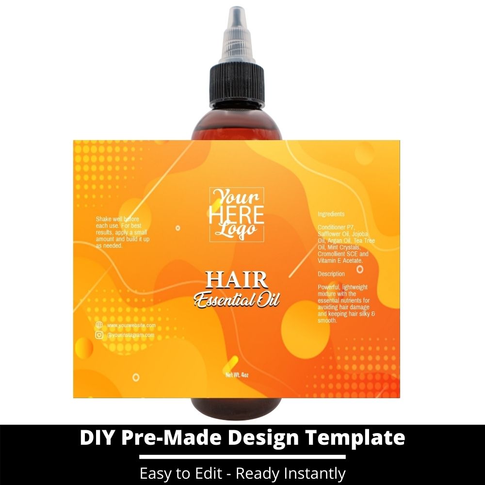 Download Hair Essential Oil Design Template 45 - Private Label Branding