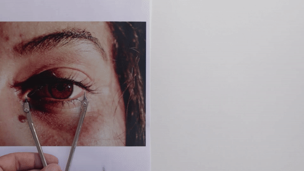 how to draw a realistic crying eye step by step