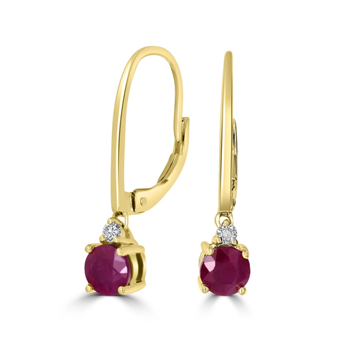 Ruby earrings 