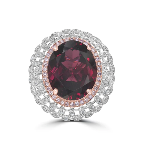 Rhodolite Ring