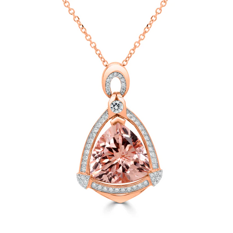 Morganite pendants