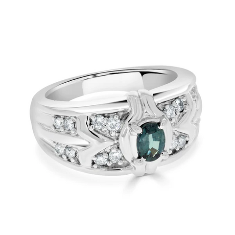 alexandrite engagement ring