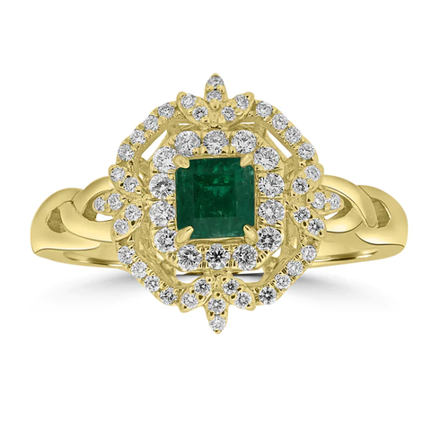 emerald engagement rings