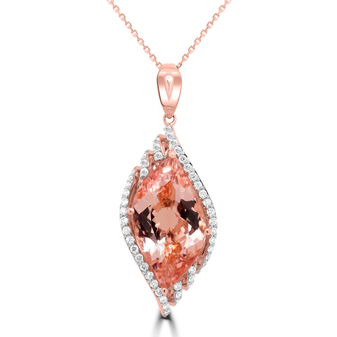 MORGANITE PENDANT 