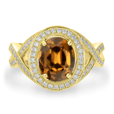 Opulent Oval-Cut Sapphire Ring