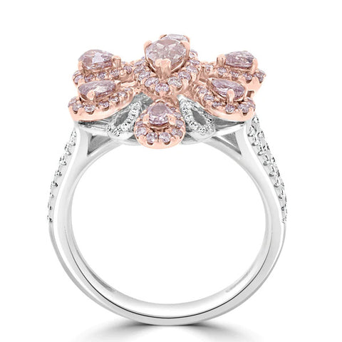 Pink Diamond Ring