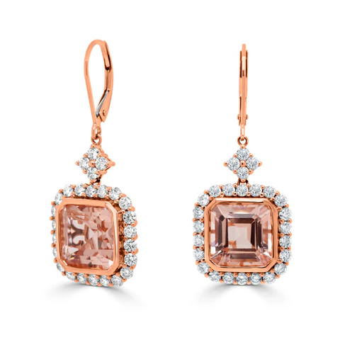 MORGANITE EARRING 