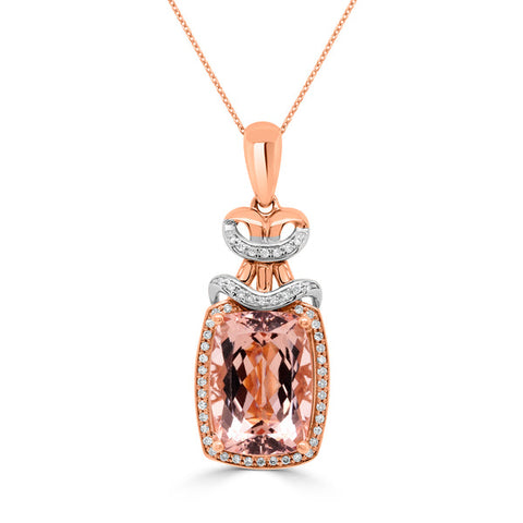 morganite necklace