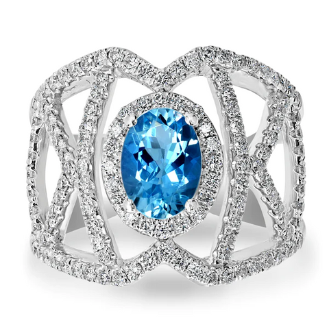 aquamarine engagement ring