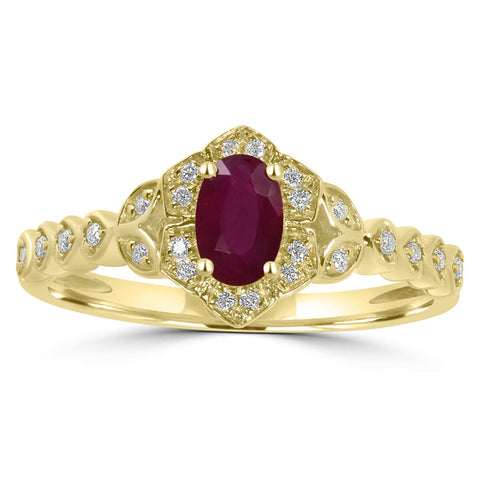 ruby diamond ring