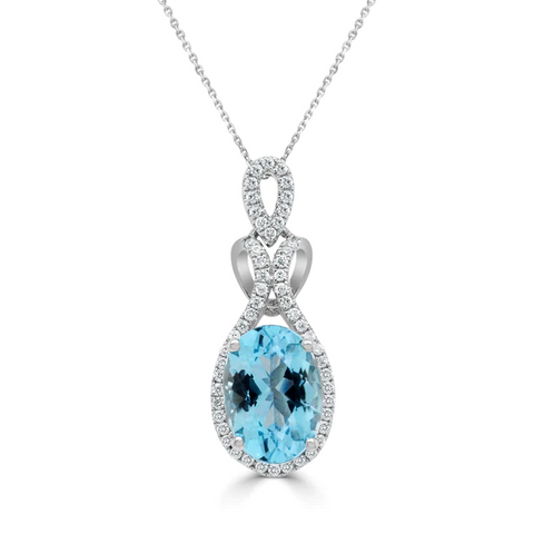 AQUAMARINE PENDANT 