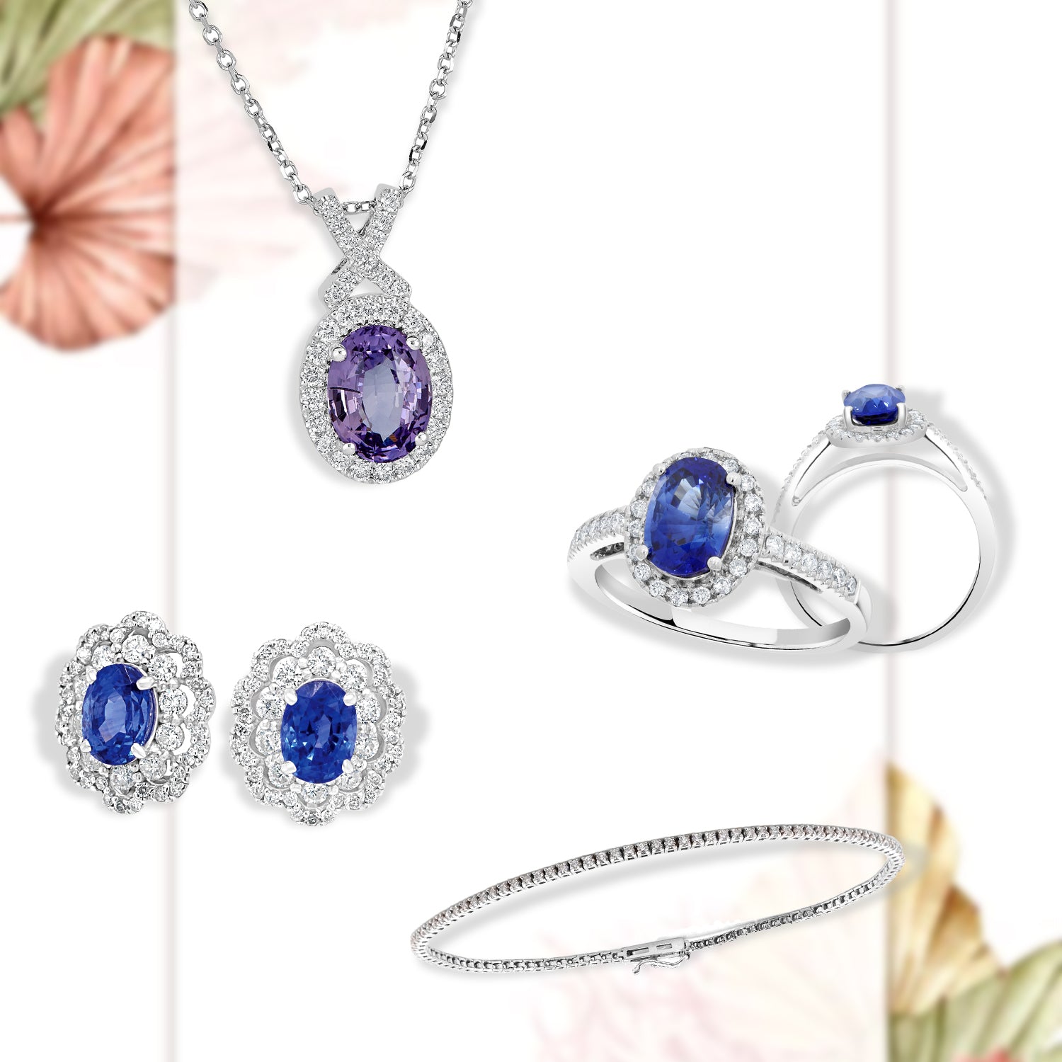 sapphire engagement Jewellery
