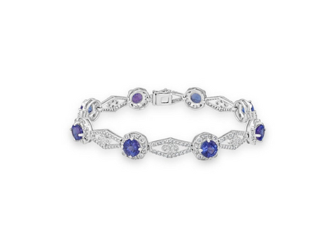 Diamond Tanzanite Bracelet