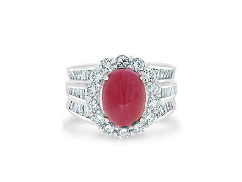 Ruby engagement ring