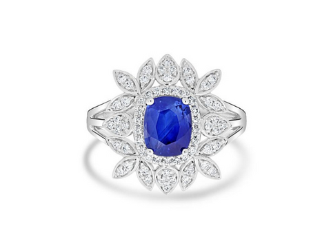 Sapphire Engagement Ring