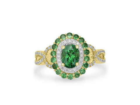 Tsavorite Ring