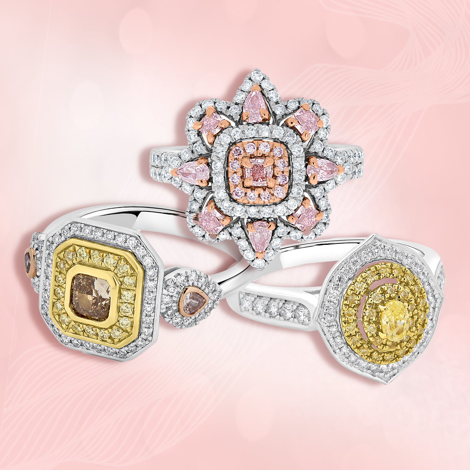 Pink Diamond Rings